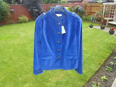 BODEN Military Velvet Jacket Size 12 T0030   <><>><>><>><> • £32.99